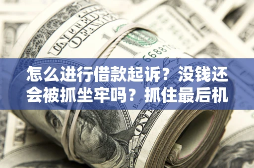 济南怎么进行借款起诉？没钱还会被抓坐牢吗？抓住最后机会！