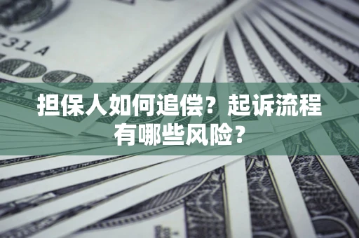 济南担保人如何追偿？起诉流程有哪些风险？